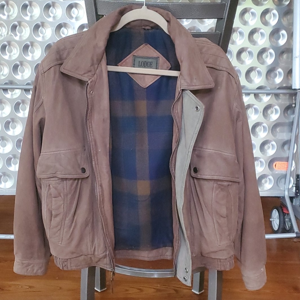 Vintage Lodge Leather Jacket
